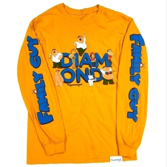 Diamond Supply Co. Other - 3/$20 Diamond Supply Co x Family Guy Yellow Shirt